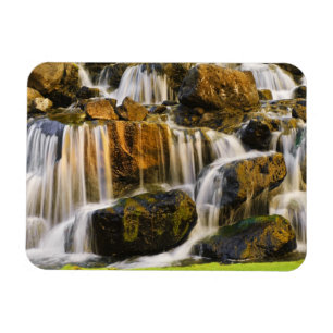 Big Island, Hawaii. Cascading stream, Big Island Magnet