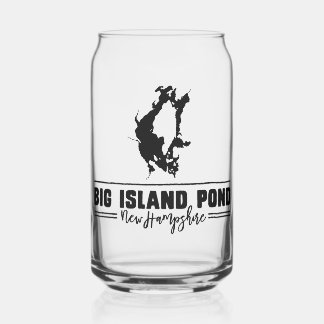 Big island Pond New Hampshire Can Glass