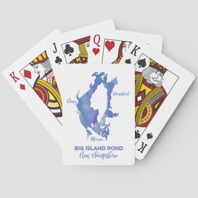 Big Island Pond Playing Cards (Back)