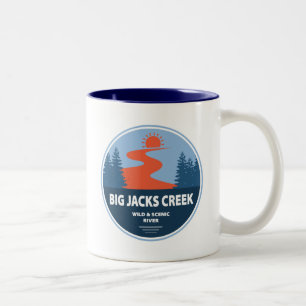 Big Jacks Creek Wild And Scenic River Idaho Two-Tone Coffee Mug