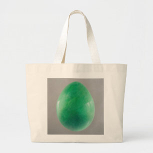 Big Jade Egg Large Tote Bag