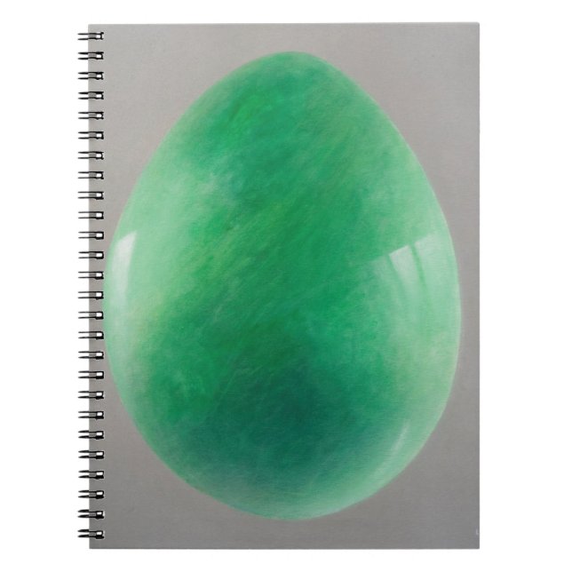Big Jade Egg Spiral Notebook (Front)