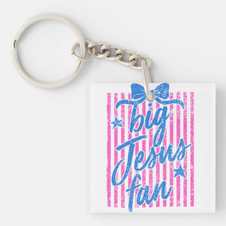 Big Jesus Fan Keychain
