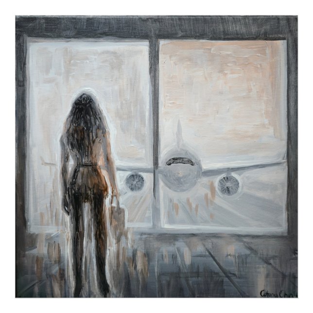 Big jet plane photo print (Front)