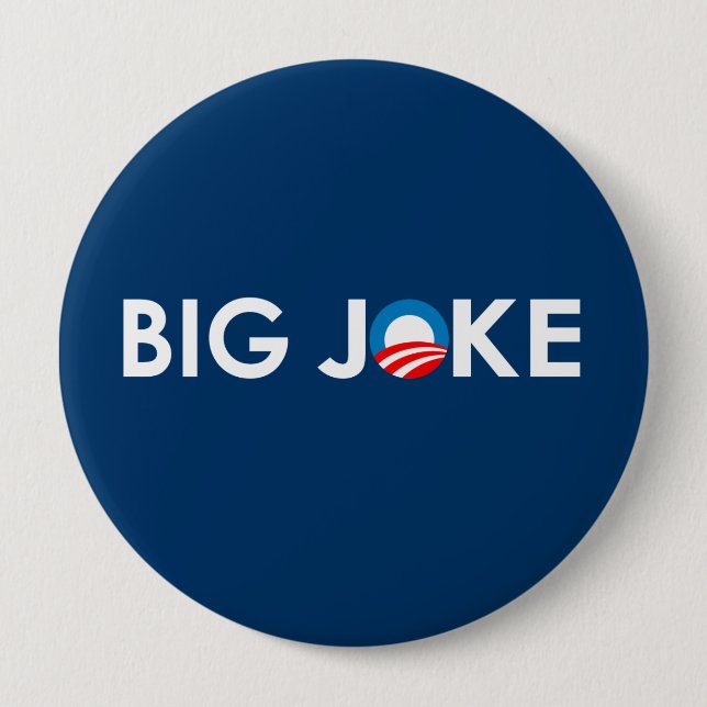 BIG JOKE 10 CM ROUND BADGE (Front)