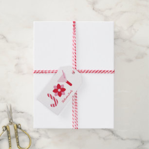 Big Joy Red and Pink Gift Tag