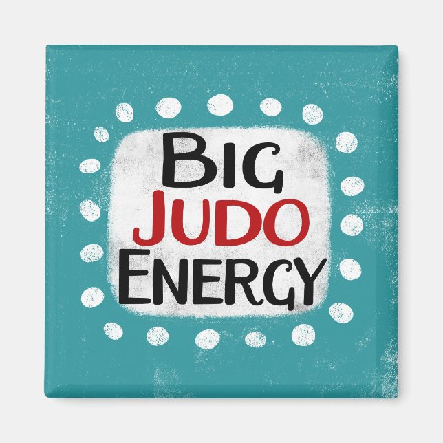 Big Judo Energy Refrigerator Magnet (Front)
