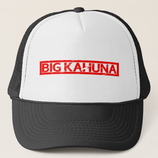 Big Kahuna Stamp Trucker Hat (Front)