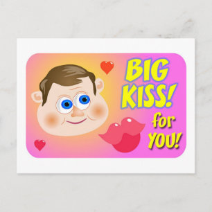 Big Kiss! Postcard