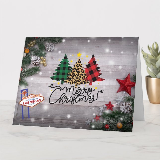 BIG Las Vegas Christmas Card (Small Plant)