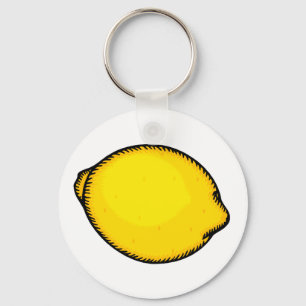 Big Lemon Key Ring