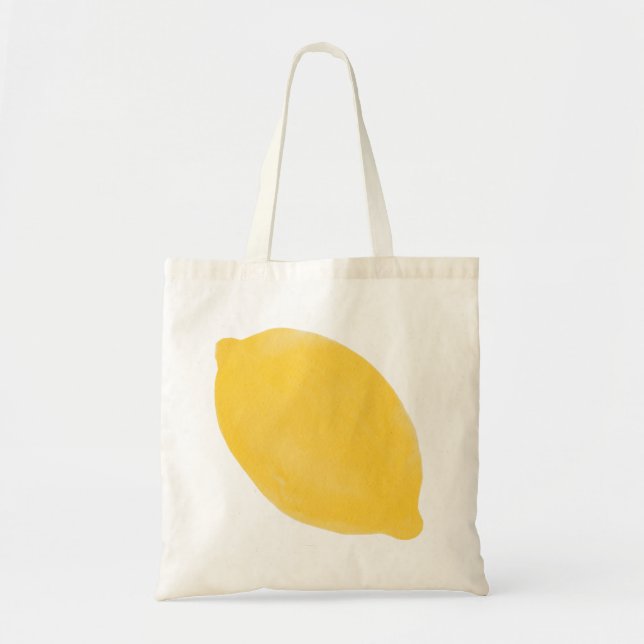 Big Lemon Tote Bag - Illustration (Front)