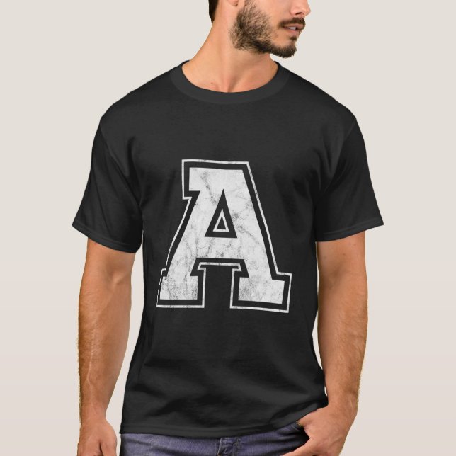 Big Letter A T-Shirt (Front)