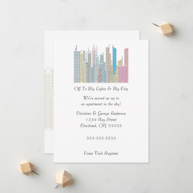 Big Lights Big City Moving Announcement (Front/Back In Situ)