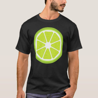 Big Lime Sliced Costume Cute Easy Fruit Halloween T-Shirt