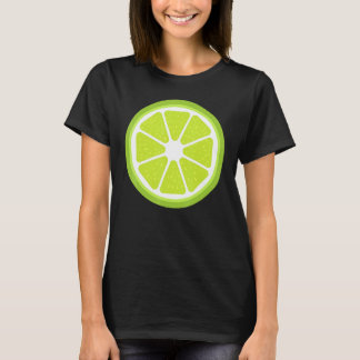 Big Lime Sliced Costume Cute Easy Fruit Halloween T-Shirt