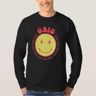 Big Little Gbig Sorority Reveal Set Cute Face 1 T-Shirt