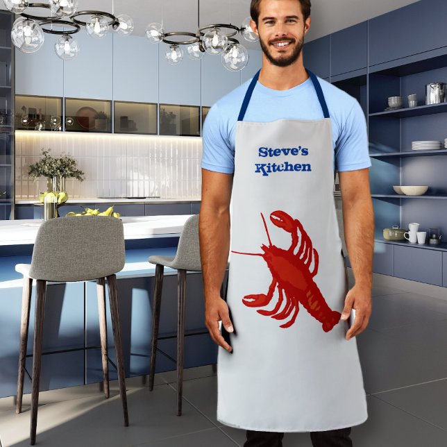 Big Lobster Kitchen Personalised Apron (Creator Uploaded)