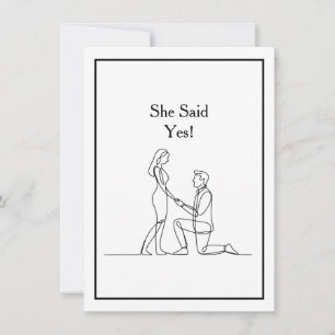 Big love. Big day. Save the date. Black Border Invitation