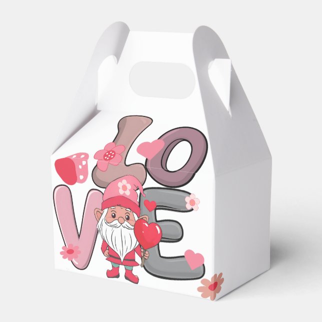 Big love doodle style favour box (Front Side)