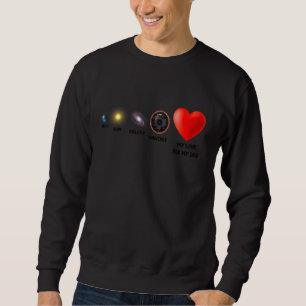 Big Love For Dad Funny Dad Valentine S Day Father  Sweatshirt