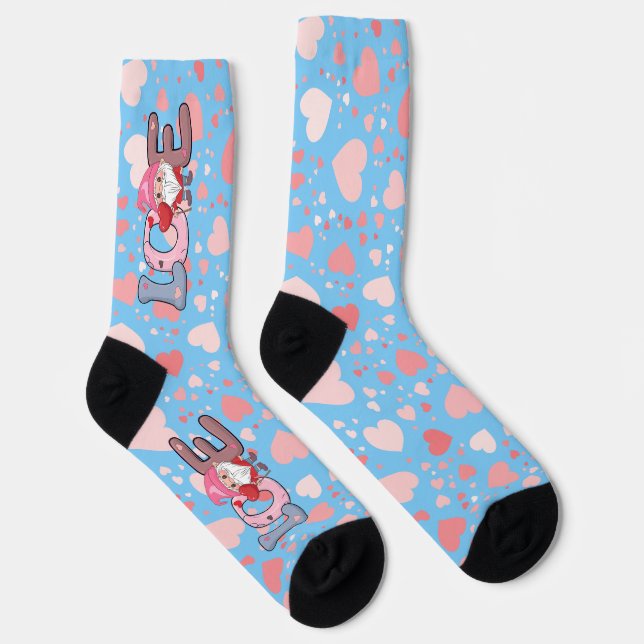Big Love valentines day gift Socks (Right)