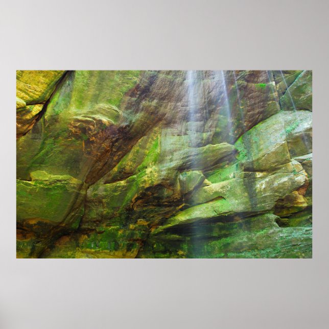 Big Lyons Falls, Mohican State Park, Ohio Poster (Front)