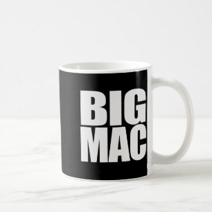 Big Mac Cool Unique And Funny Black White  Coffee Mug