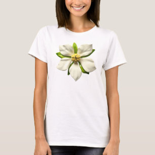 Big Magnolia Blossom Flower Trendy Fashion T-Shirt