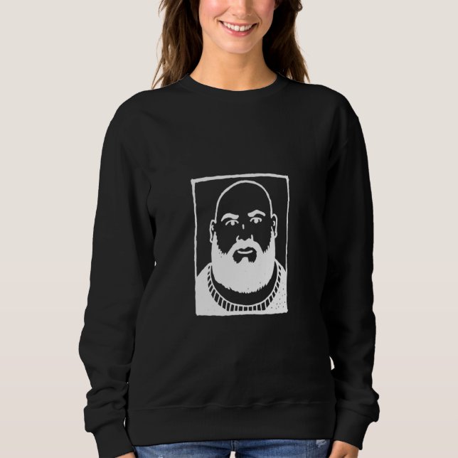 Big Man Very Handsome Gay Bear Lovers Simple Stamp Sweatshirt (Front)