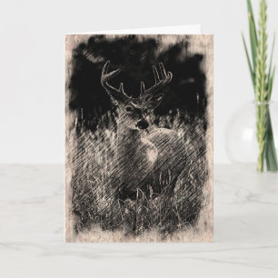 Big Meadows Buck Greeting Card