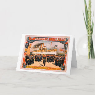 Big Minstrel Jubilee Remember the Maine Poster Card