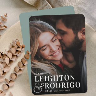 Big Moment Full Photo Vertical Save The Date