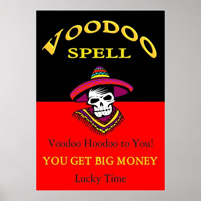 Big Money Voodoo Spell Poster (Front)