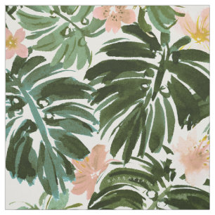 BIG MOOD Monstera Floral Tropical Fabric