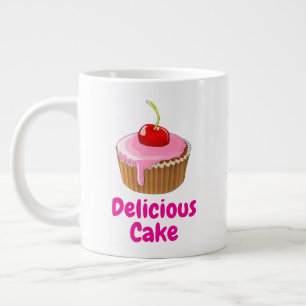 Big Mug for Microwave Cakes (20oz Cupcake Mug)