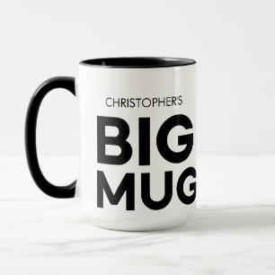Big Mug   Huge Mug   Jumbo Cup   Custom Name Mug