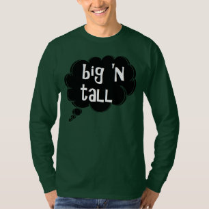 Big 'n Tall long sleeve t-shirt by dalDesignNZ