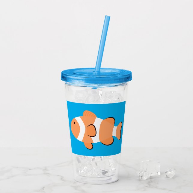 Big Nemo Fish! Acrylic Tumbler (Back Ice)