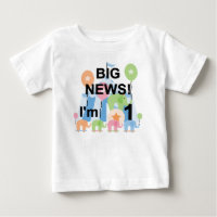 Big News Circus 1st Birthday T-shirts and Gifts