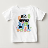 Big News Circus 1st Birthday T-shirts and Gifts