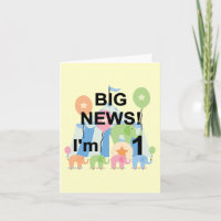 Big News Circus 1st Birthday T-shirts and Gifts