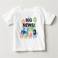 Big News Circus 3rd Birthday Tshirts and Gifts