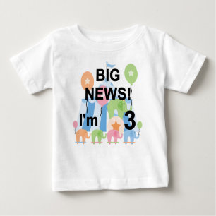 Big News Circus 3rd Birthday Tshirts and Gifts