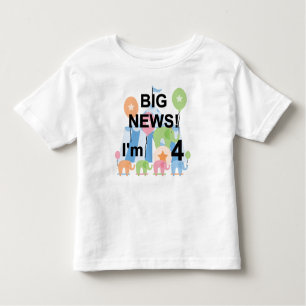 Big News Circus 4th Birthday T shirts and Gifts