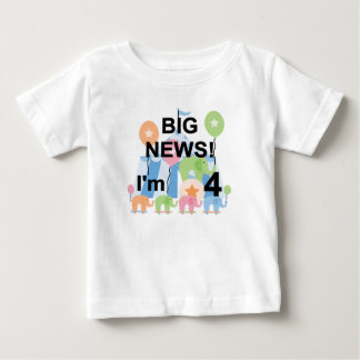 Big News Circus 4th Birthday T shirts and Gifts