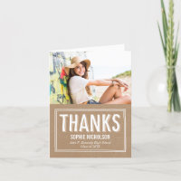 Big News Graduation Thank You Card Craft