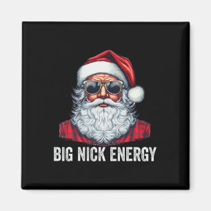 Big Nick Energy Christmas Santa  Magnet