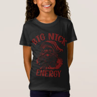 Big Nick Energy Funny Family Christmas Santa Cute 