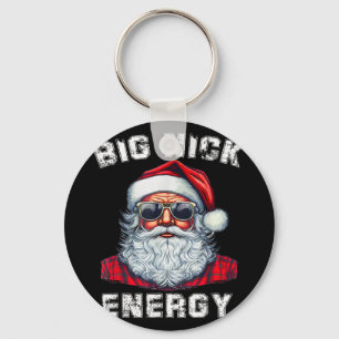 Big Nick Energy Funny Santa Christmas _1  Key Ring